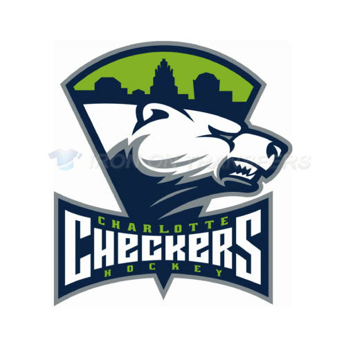 Charlotte Checkers Iron-on Stickers (Heat Transfers)NO.8988